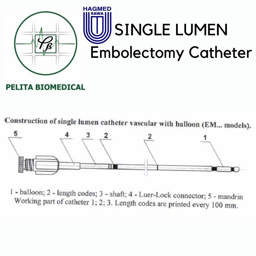 SINGLE LUMEN embolectomy catheter detail