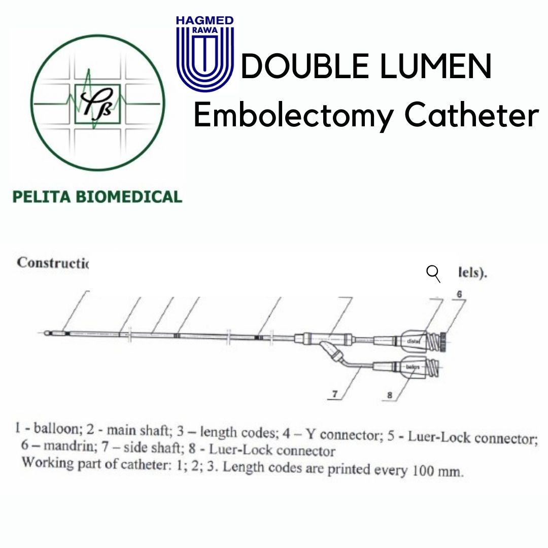 DOUBLE LUMEN embolectomy catheter detail
